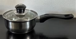 Merkloos Haute Cuisine Bakeliet - Steelpan Met Deksel 14 Cm