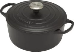 Le Creuset Signature Braadpan - 4,2 L - 24 Cm - Zwart
